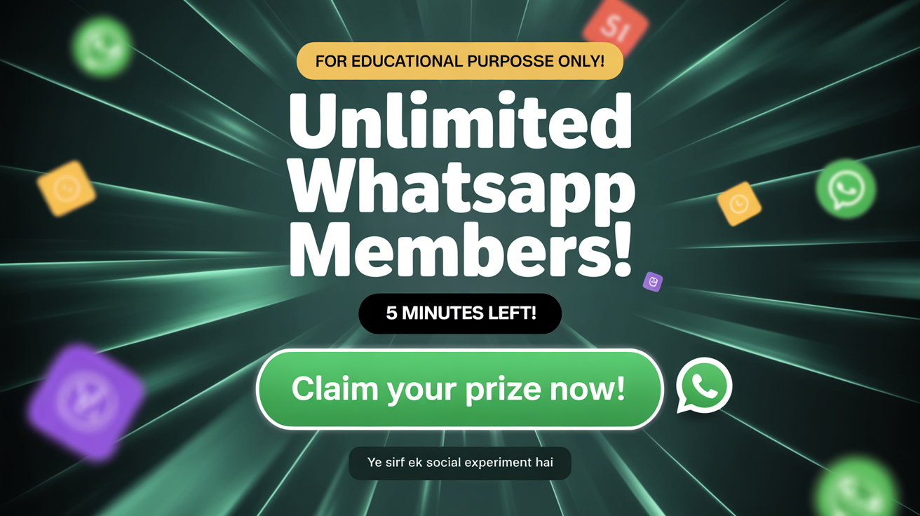🔥 💰 WhatsApp Group Member Blaster: Unlimited Members Auto-Adding Script 🚀 | Viral Prank & Earning Machine 💥