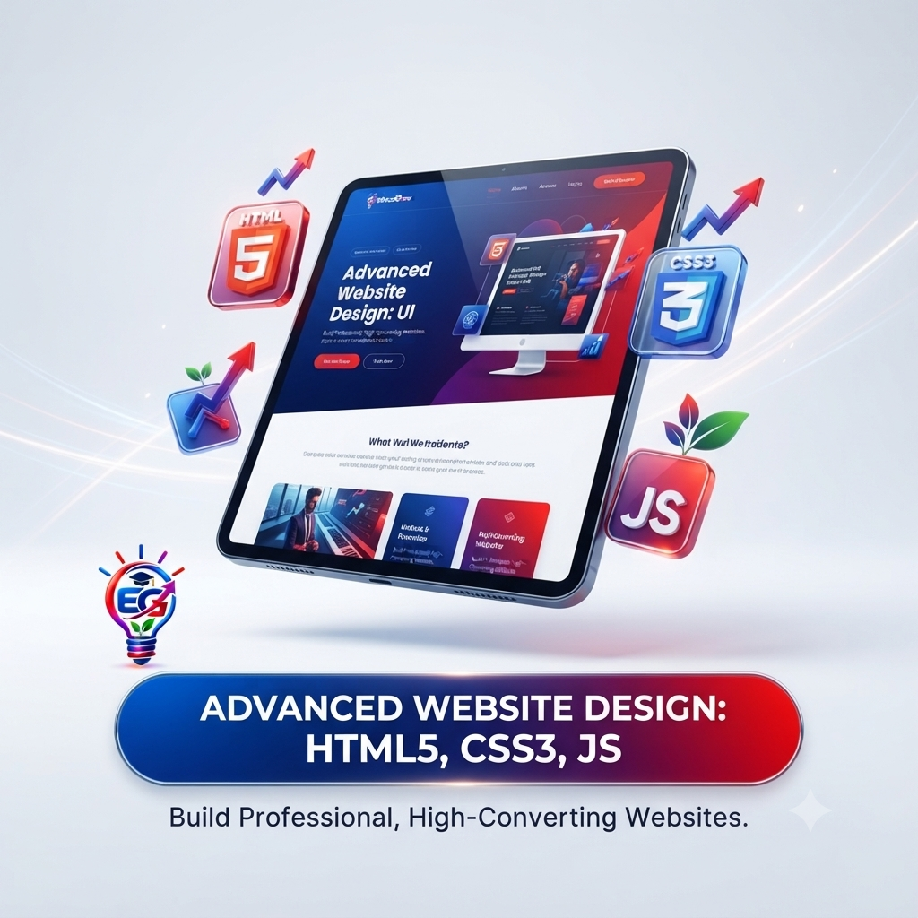 Advanced Website Design Course: Master HTML5, CSS3 & JavaScript | EthicalGrow
